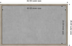 Amanti Art Silver Framed Magnetic Board 26x42 Large Vision Board - Image 4