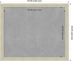 Amanti Art Silver Framed Magnetic Board 45x53 Oversize Vision Board - Image 2