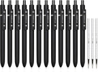 STAGEEK Black Gel Pens, Quick Dry Black Ink Pens by STAGEEK