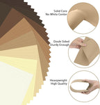 OcePor 80 Sheets Brown Cardstock Paper, Colored Printer Paper 8.5 x 11 - Image 3
