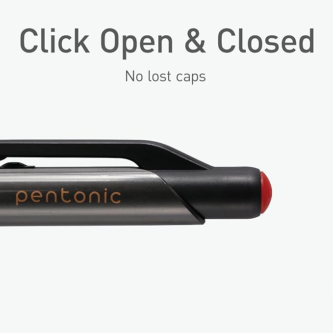 Pentonic GR-T Retractable Gel Pens, 0.7 mm Fine Point, Smooth Writing - Image 5