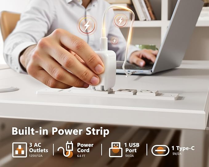 OffiGo L Shaped Electric Standing Desk - Image 7