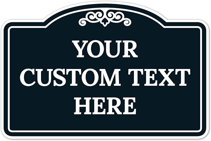 Custom Decorative Sign, Personalized Metal Sign by SigoSigns