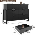 LGHM Fluted Dresser for Bedroom - Image 3