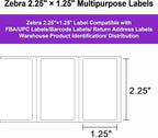 12 Rolls 12000 Labels 2.25" x 1.25" Direct Thermal Labels - Image 3