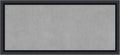 Amanti Art Black Framed Magnetic Board 23x51 Oversize Vision Board by AmantiArt