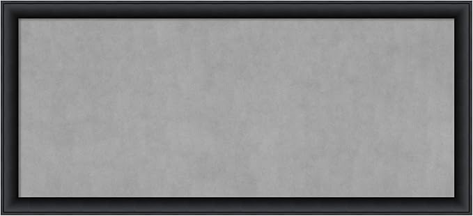 Amanti Art Black Framed Magnetic Board 23x51 Oversize Vision Board by AmantiArt