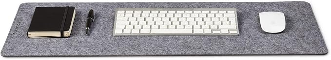 Wolvende Premium Felt Desk Mat | Small 12" x 27.5" | Multifunctional Desk Pad - Image 3
