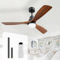 sofucor 52 inch solid wood ceiling fans with, main product view