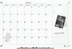 TOWON 47 x 35 Inch Large Glass Dry Erase Board, Magnetic Whiteboard Calendar - Image 6