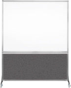 DivideWrite Mobile Whiteboard | Double Sided Dry Erase Board | Portable Office by VERSARE