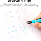 Grabie Erasable Gel Pens, 9 Colors Erasable Pens Multicolor, Make Mistakes - Image 8
