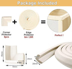 Baby Proof Corners and Edges Protector 20ft Edge+8 Corner Guard, Fireplace Baby - Image 6