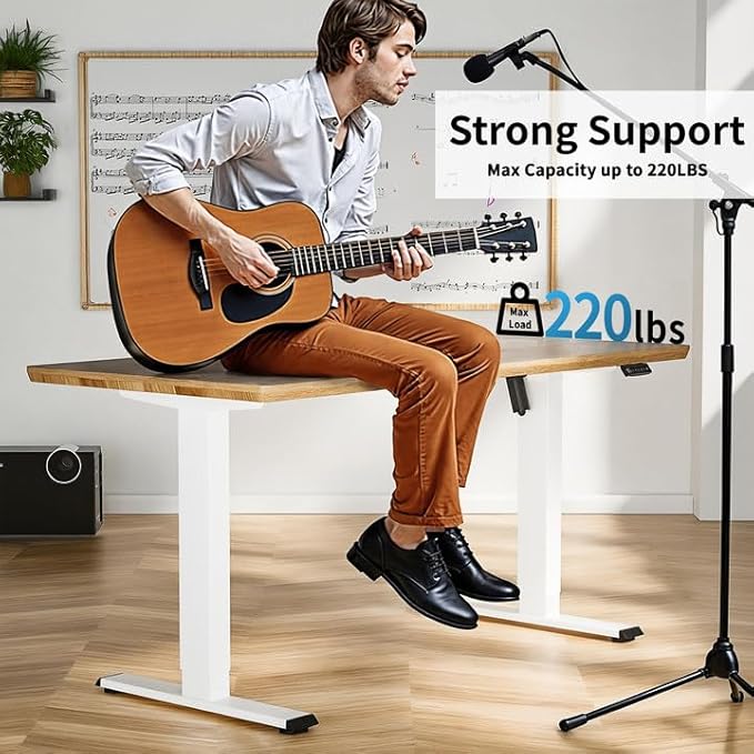 BIZUM Electric Standing Desk Frame, Height Adjustable Sit Stand Desk Base - Image 5
