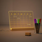 Light Up Clear Dry Erase Calendar 13 x 9 inch - Image 3