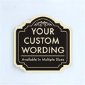 Custom Decorative Outdoor Metal Signs, Personalized Aluminum Sign by SpeedyOrders