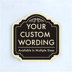 Custom Decorative Outdoor Metal Signs, Personalized Aluminum Sign by SpeedyOrders