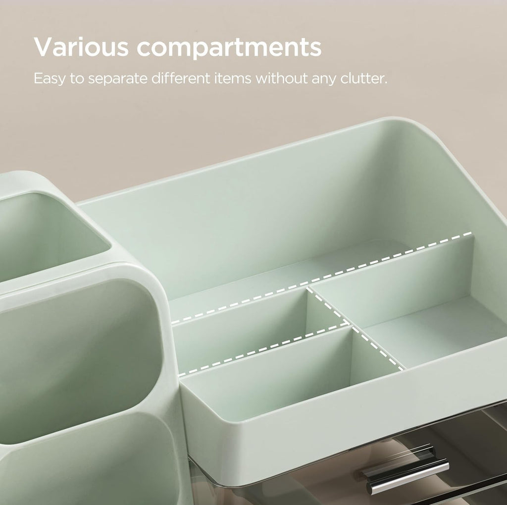 hblife desk organizer with pen pencil holder for, side view