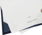 GraduationMall 8.5"x11" Smooth Padded Diploma Cover Certificate Holder Darkblue - Image 5