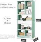 IOTXY Wooden Open Shelf Bookcase - Image 3