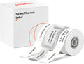 NIIMBOT Label Maker Tape for D110/D11/D101 Label Printer, Multi-Size | 3Rolls Pack | 0.47'' x 1.57''White, 0.55'' x 1.18''Transparent, 0.49'' x 4.29''White Cable, for Home Office School Labeling
