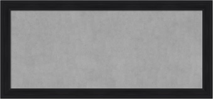 Amanti Art Black Framed Magnetic Board 25x53 Oversize Vision Board by AmantiArt