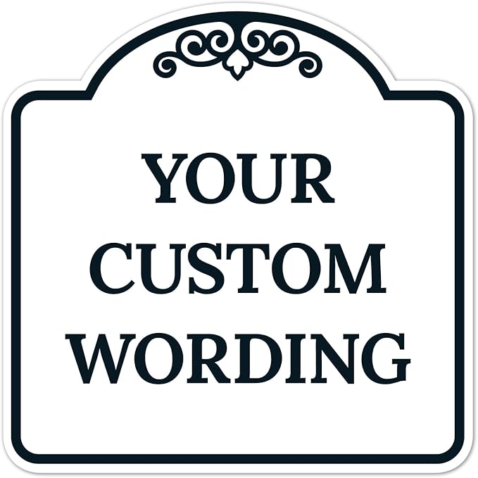 Custom Decorative Sign, Personalized Metal Sign by SigoSigns