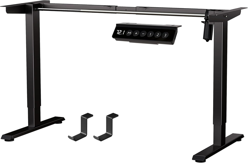 BIZUM Electric Standing Desk Frame, Height Adjustable Sit Stand Desk Base