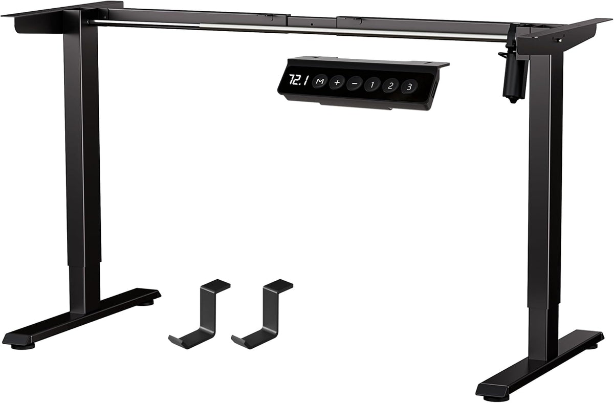 BIZUM Electric Standing Desk Frame, Height Adjustable Sit Stand Desk Base