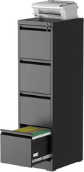 4 drawer file cabinet for home office, vertical, main product view
