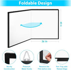 White Board Dry Erase 72x40, Large Magnetic Whiteboard Maxtek Dry Erase Boards - Image 5
