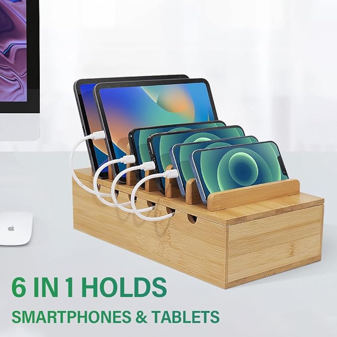 LEOKKARR Bamboo Charging Station - Image 2