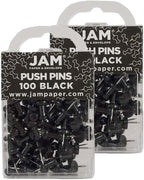 JAM PAPER Colorful Push Pins by JAMPaper