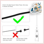 2pc Cat Nurse Badge Reel, Funny Cute Work Badge Holder - Image 2