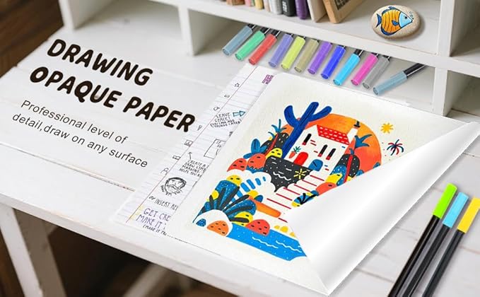 Vigorizon Fine Line Marker Pens - Image 9
