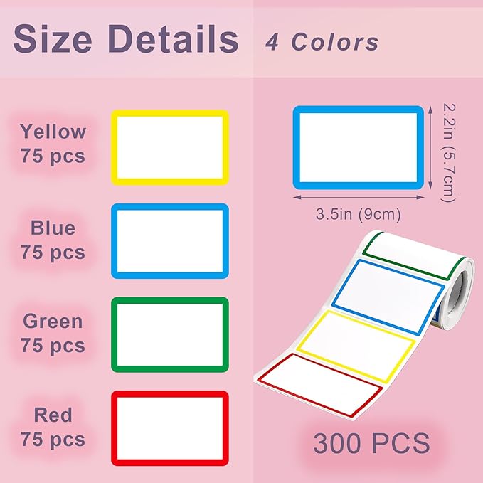 300 PCS Name Tag Stickers - Image 7