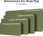 Aothia Desk Protector Mat, Mouse Pad, Non-Slip Waterproof PU Leather Desk - Image 7