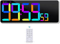 KMMKGG Large 13.7" LED Digital Timer（5''Nunmber）, 11 Color Changing, Count by Unknown