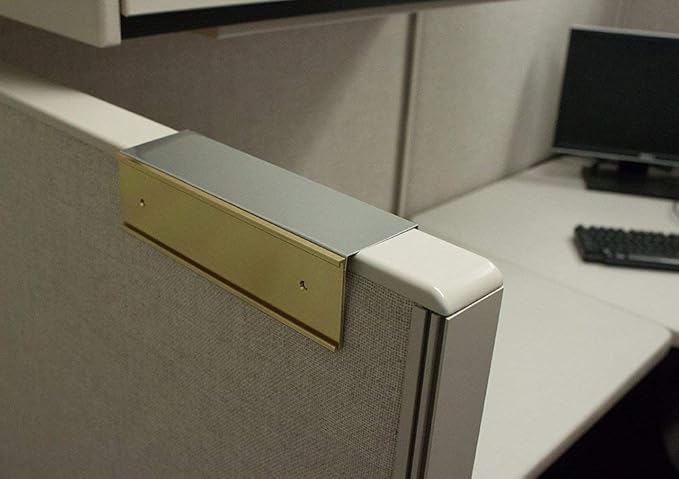 Over the Cube The Original Quality Aluminum, Changeable Cubicle Nameplate Holder - Image 4