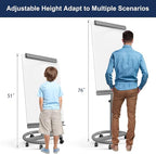 TSJ OFFICE Rolling Whiteboard Standing - Image 3