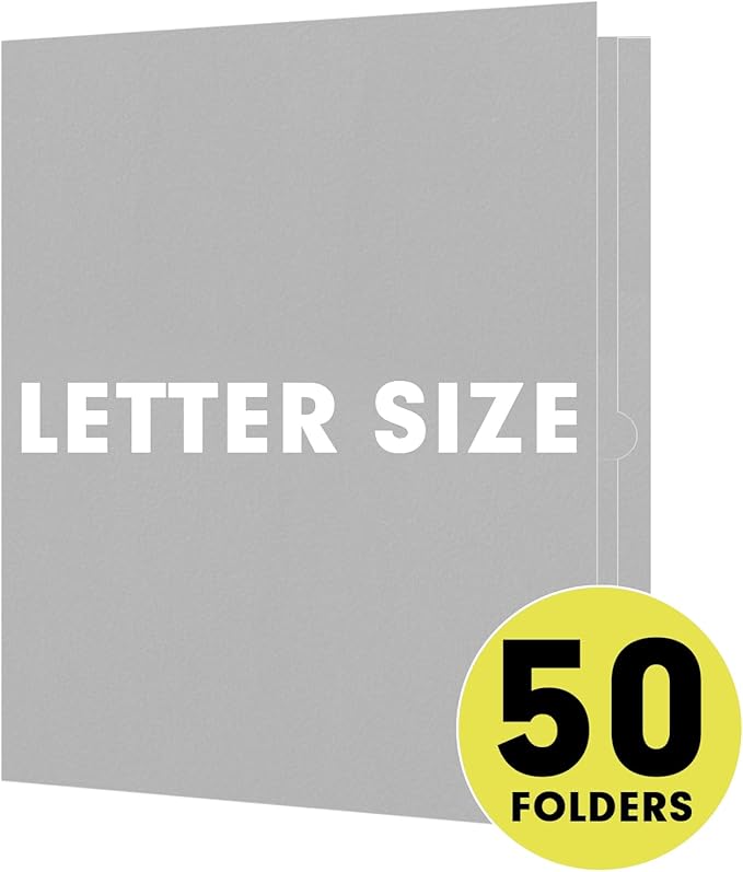 Two Pocket Folders, RAZCC 50 Pack 2 Pocket Folders Fit Letter Size Paper - Image 5