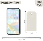 100 Pieces Plastic Shipping Tags - Image 2