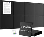 G Gamit Large Felt Wall Tiles Bulletin Board, Large Cork Board Alternative by GGAMIT