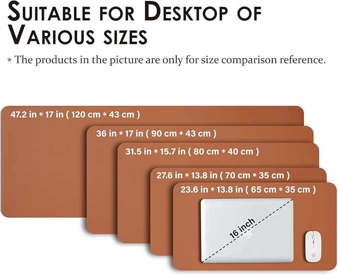 HOMIEAZICOZI Leather Desk Mat - Image 5