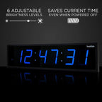 Ivation Oversized 24" Large Digital LED Clock | Big Digital Clock - Image 4