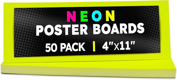 Hygloss Small Poster Board 4x11 - Image 7