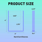 360pt 3"x4" Hard Card Sleeves - Image 2