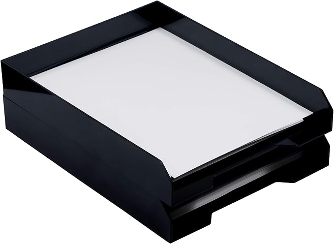 JAM PAPER Stackable Paper Trays by JAMPaper
