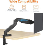 Amazon Basics Gas Spring Single Computer Monitor Arm Mount, Adjustable - Image 3