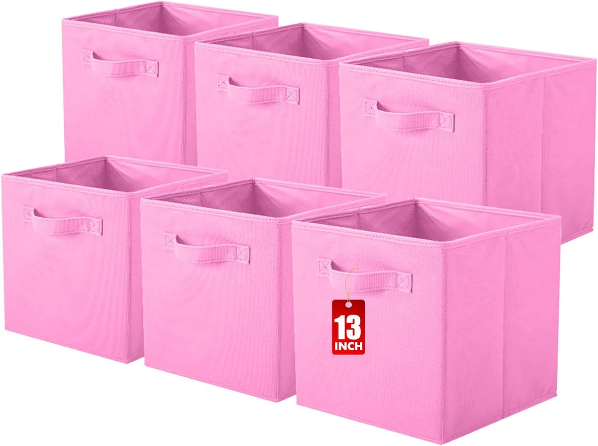 ShellKingdom Storage Bins, Foldable Fabric Storage Cube And Cloth Organizer